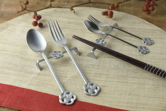 mizuhiki Cutlery & Cutlery Rest Set – Tsubame-Sanjo Celebration Tableware Collection