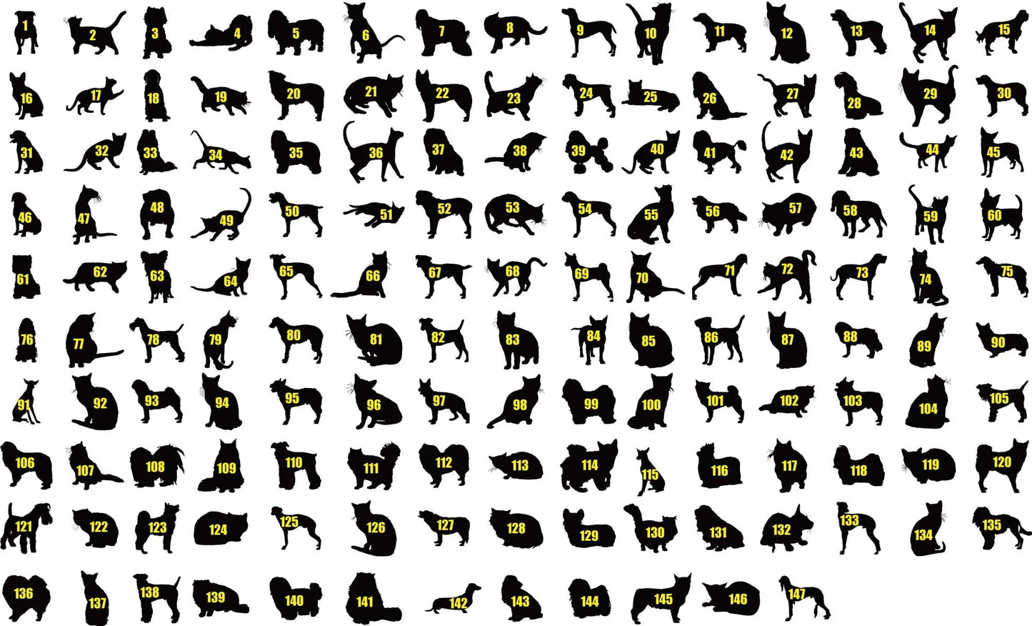 【長方形看板】番犬・猛犬注意・猛猫・番猫・ガードドッグ・キャット/アメリカ製オリジナル看板(約20x30cm)