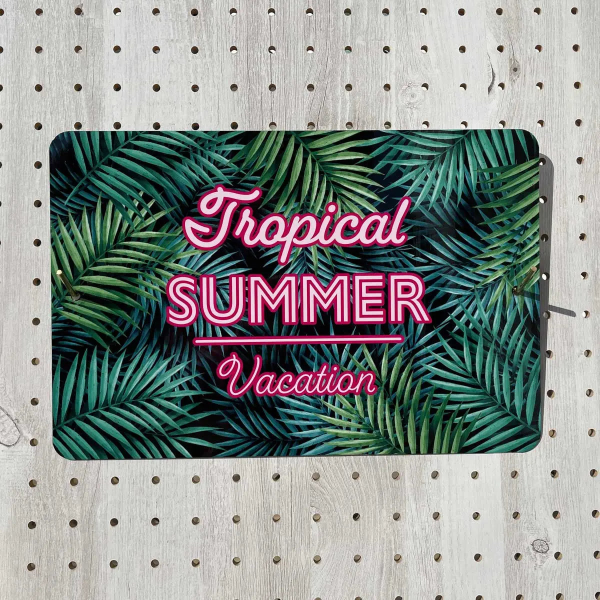 【長方形看板】トロピカル/アメリカ製オリジナル看板(約20x30cm)