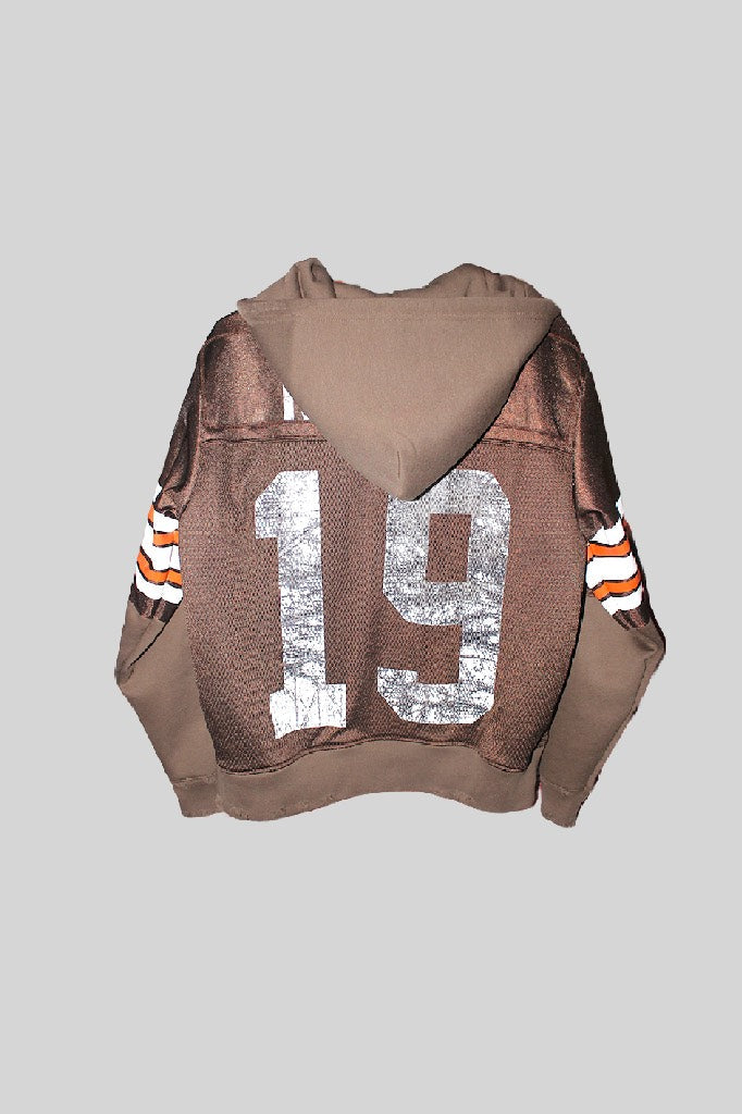 CUSTOM ORDER "FOOTBALL ZIPUP HOODIE"