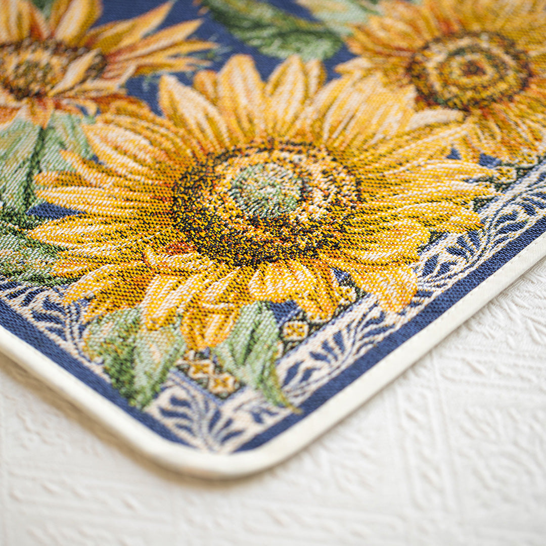 サンフラワー ランチョンマット ブルー
