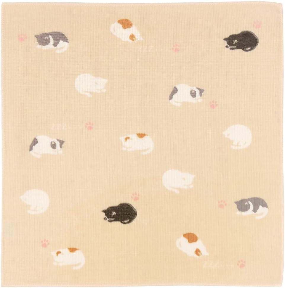 【Hamamonyo Semi-Wash Towel – "Gomen-ne Neko"】