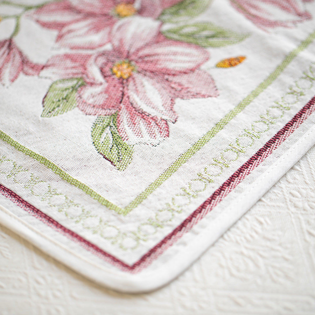 マグノリアランチョンマット ピンク