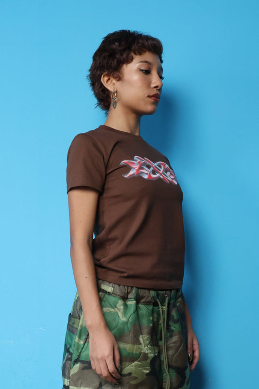 WOMEN's TRIPLE 036 TEE(BROWN)