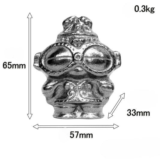 Ichi Chudo × Nambu Ironware Dogū Iron Figure – Shakōki-Dogū Motif | Japanese Cast Iron Iron Supplement Tool