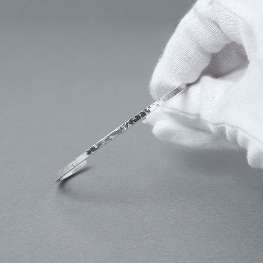 シルバー925 バングル|いぶし加工なし|24-B-013