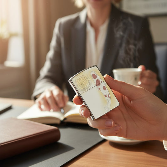 Koi ZIPPO Windproof Lighter – Japanese Electroformed Koi Design 錦鯉和柄 ZIPPO 防風打火機|電鑄浮雕設計款