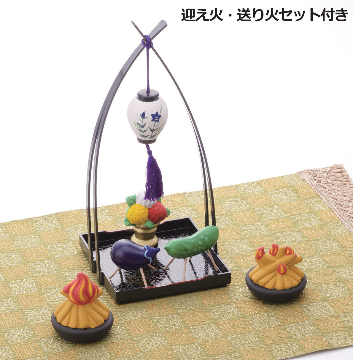 🪔【Seto Ware Japan】Spirit Lantern & Horse Set｜Light for the Ones We Remember