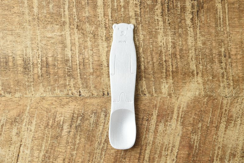Takakuwa Aluminum Ice Cream Spoon – Tsubame-Sanjo Animal Series (Polar Bear / Penguin / Flamingo)