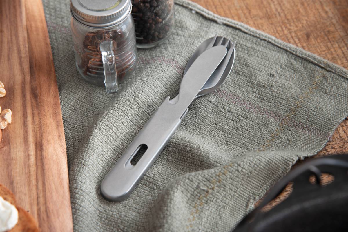 Tsubame-Sanjo Stainless Steel Cutlery &amp; Lunch Plate | 燕三条不鏽鋼露營餐具 × 不鏽鋼餐盤