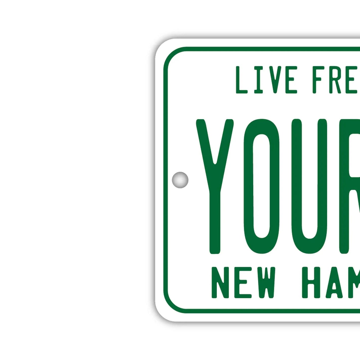 【ミラータグ】ニューハンプシャー1980s/オリジナルアメリカナンバープレート型エアフレッシュナー