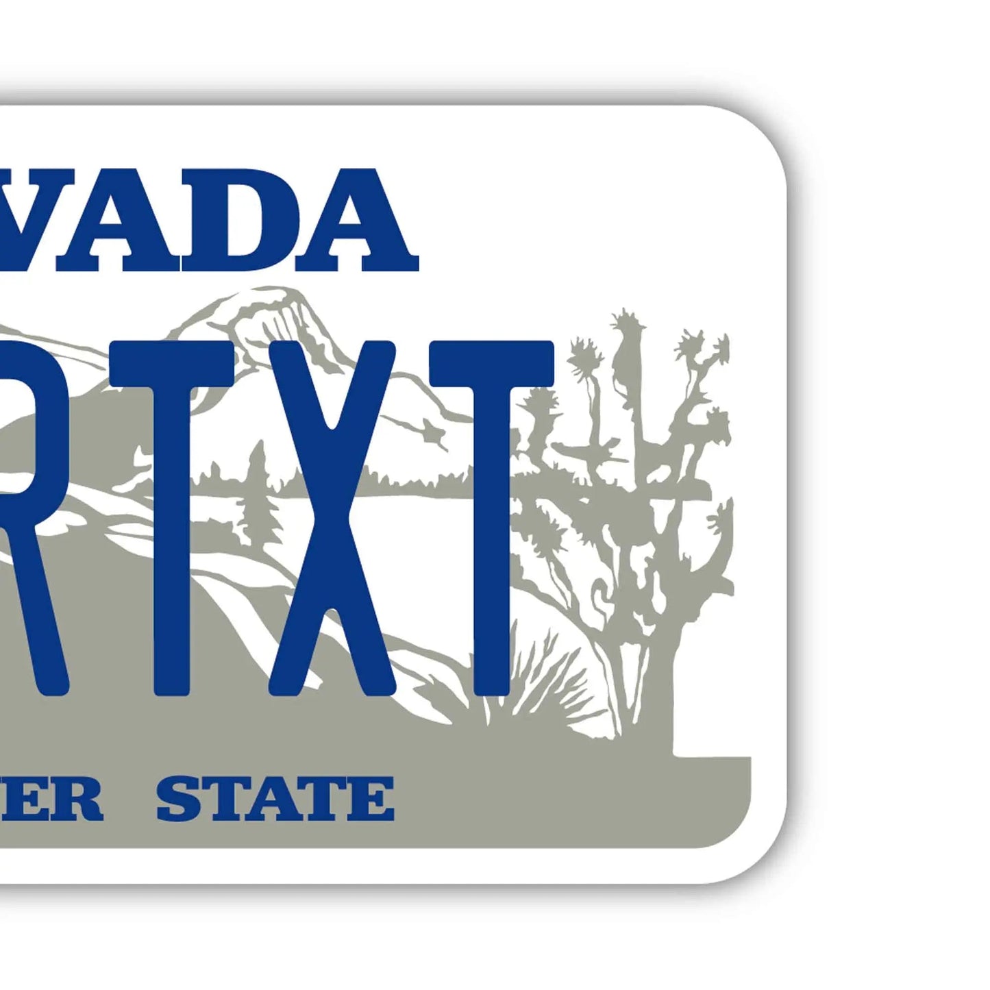 【ラゲッジタグ】ネバダ1980s/オリジナルアメリカナンバープレート型・おしゃれ ・紛失防止タグ