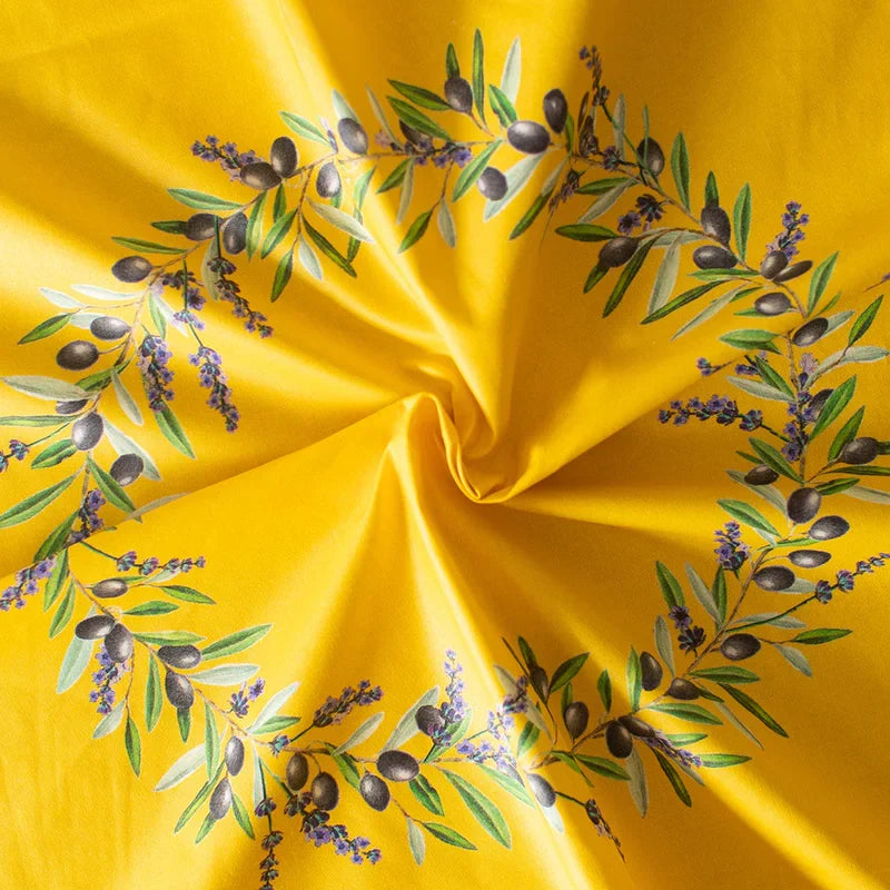 ラベンダーテーブルクロス180（撥水）