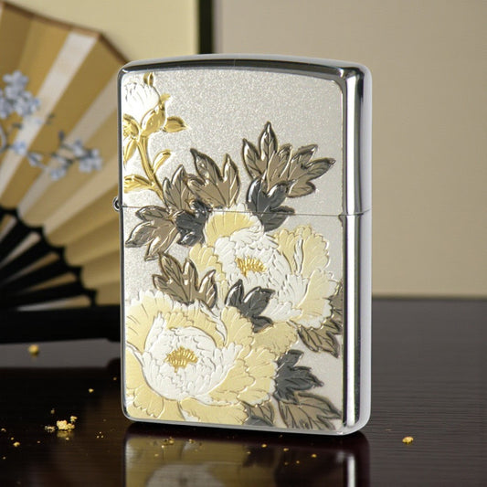 【Peony ZIPPO Lighter】｜The Courage to Bloom