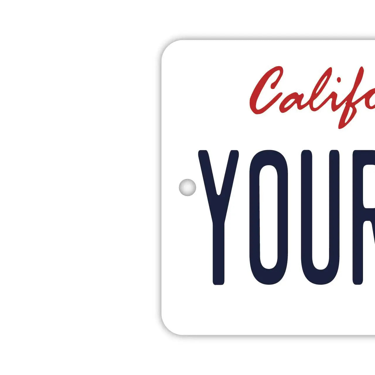 【ミラータグ】カリフォルニア2000's/オリジナルアメリカナンバープレート型エアフレッシュナー