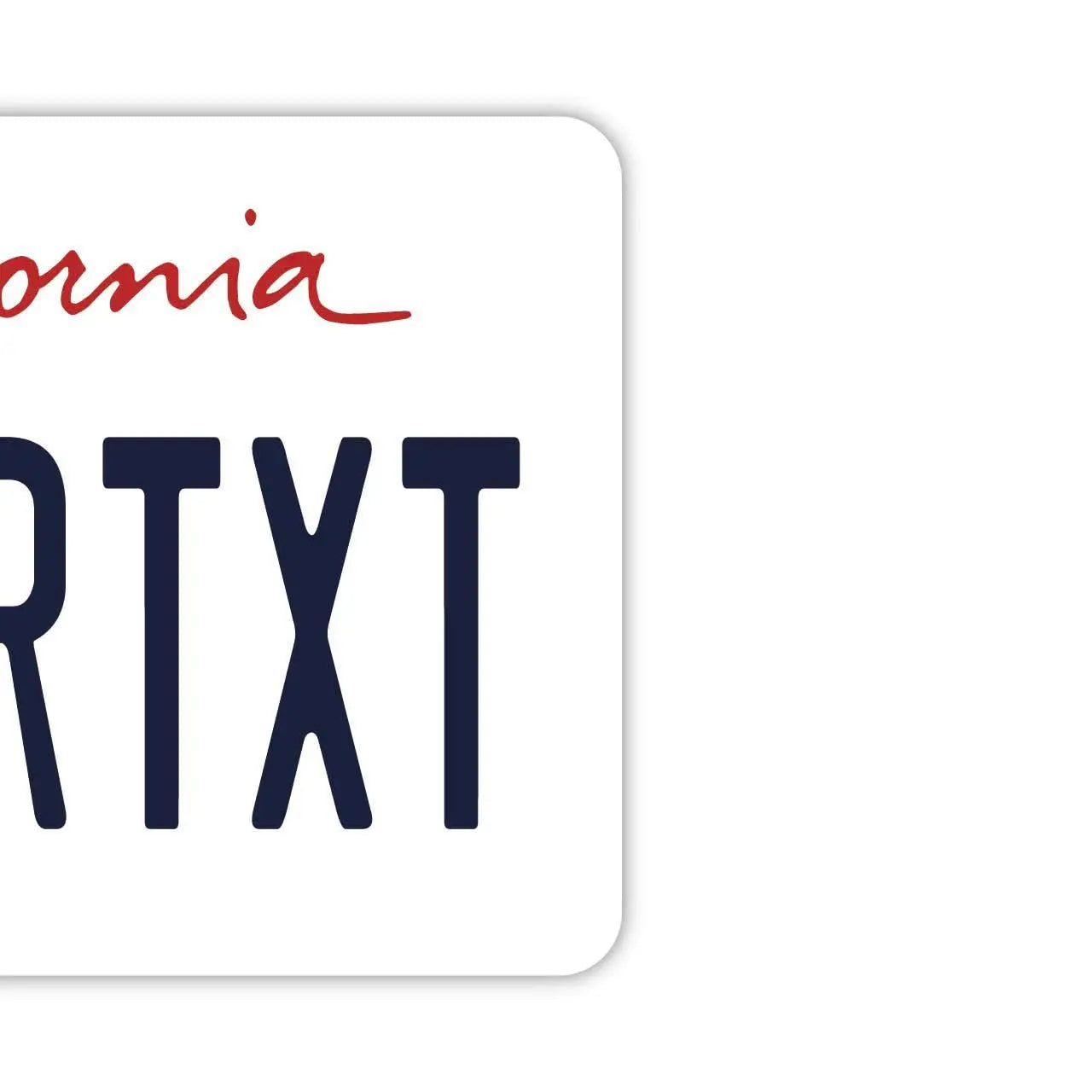 【ミラータグ】カリフォルニア2000's/オリジナルアメリカナンバープレート型エアフレッシュナー