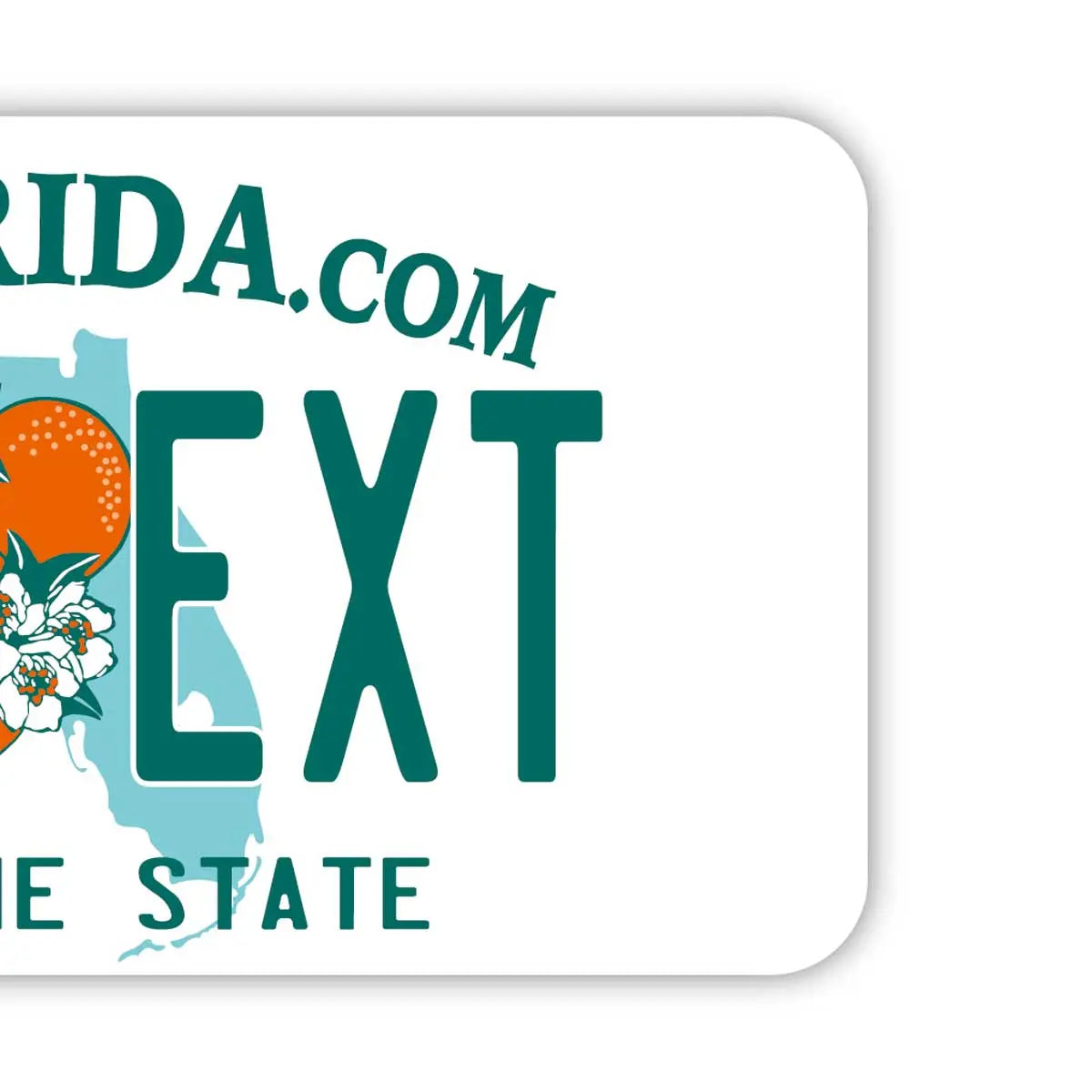 【ラゲッジタグ】フロリダ2000's/オリジナルアメリカナンバープレート型・おしゃれ ・紛失防止タグ