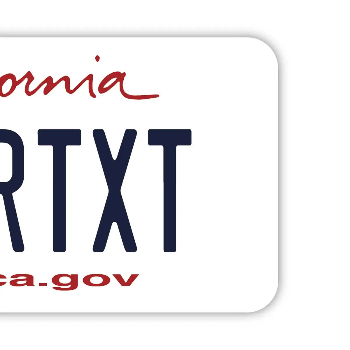 【ラゲッジタグ】カリフォルニア2011/オリジナルアメリカナンバープレート型・おしゃれ ・紛失防止タグ