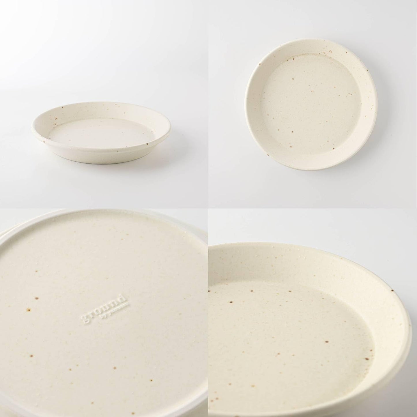 Tsubame Sanjo Silver Cutlery × Mino Ware Ground Plate Set