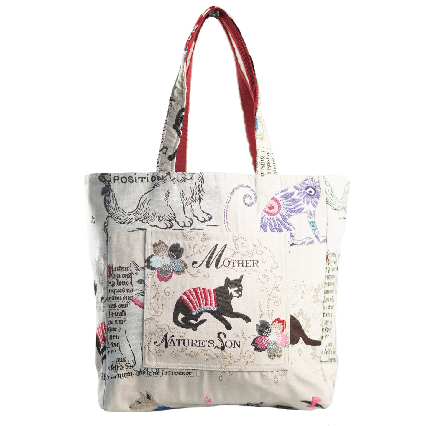 フレンチリバーシブルバッグ （横長トート）