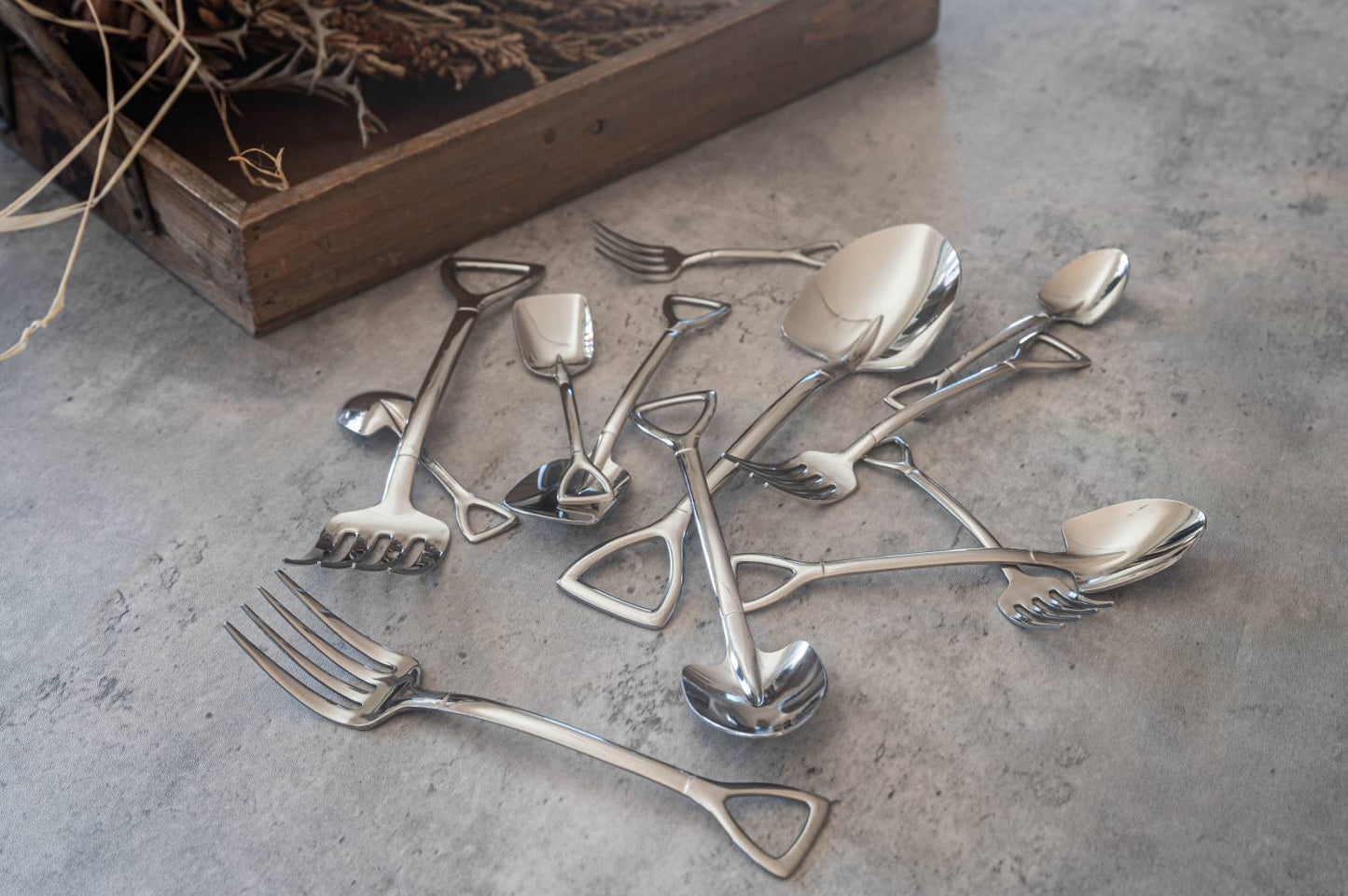 Shovel Spoon & Fork Collection – Tsubame-Sanjo Stainless Steel Cutlery