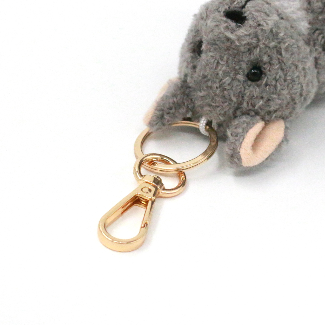 デグーのぬいぐるみチャーム（ブルー）