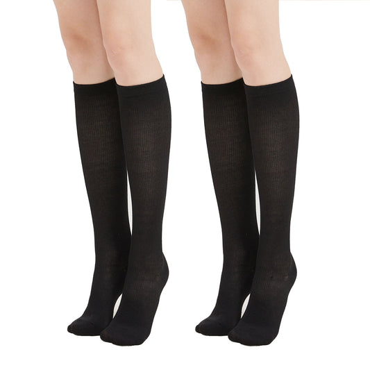 綿混着圧ソックス（2足組）