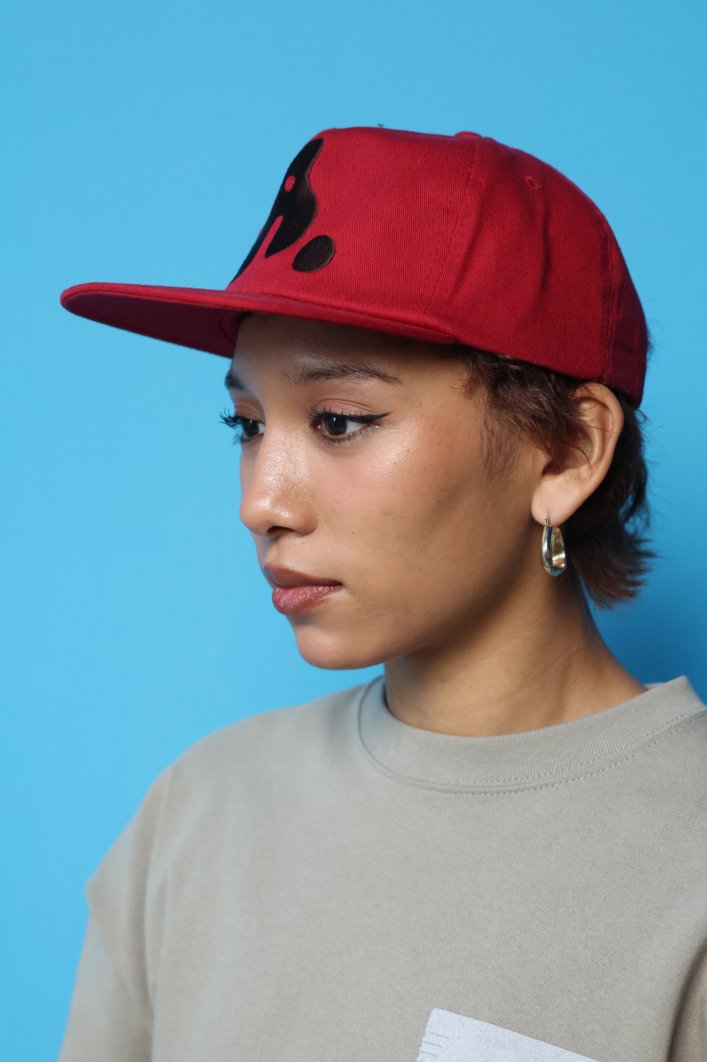A LOGO B.B CAP(WINE,RED)