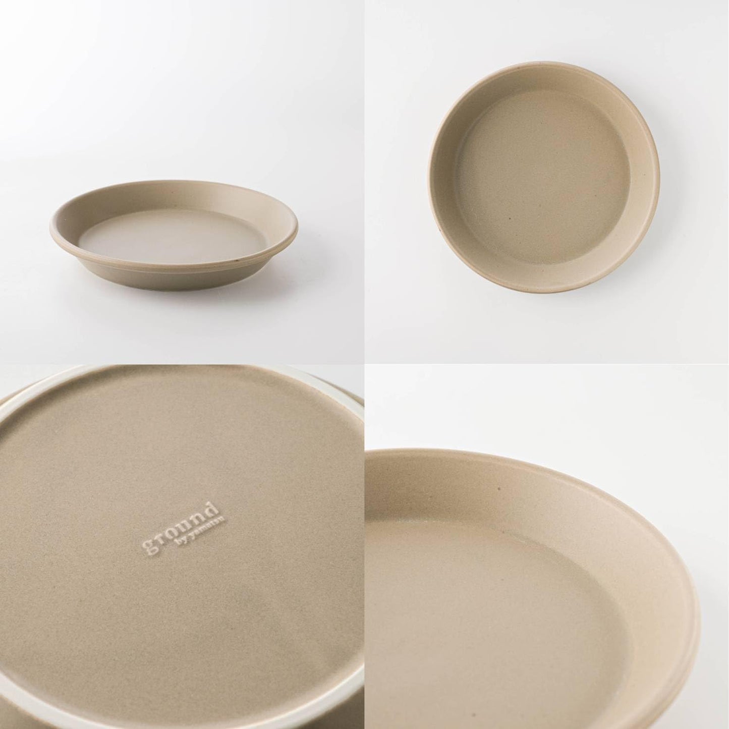 Tsubame Sanjo Gold Cutlery × Mino Ware Recycled Plate Set