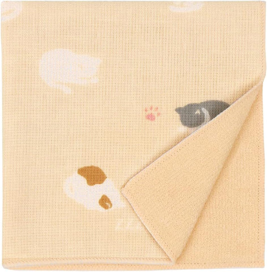 【Hamamonyo Semi-Wash Towel – "Gomen-ne Neko"】