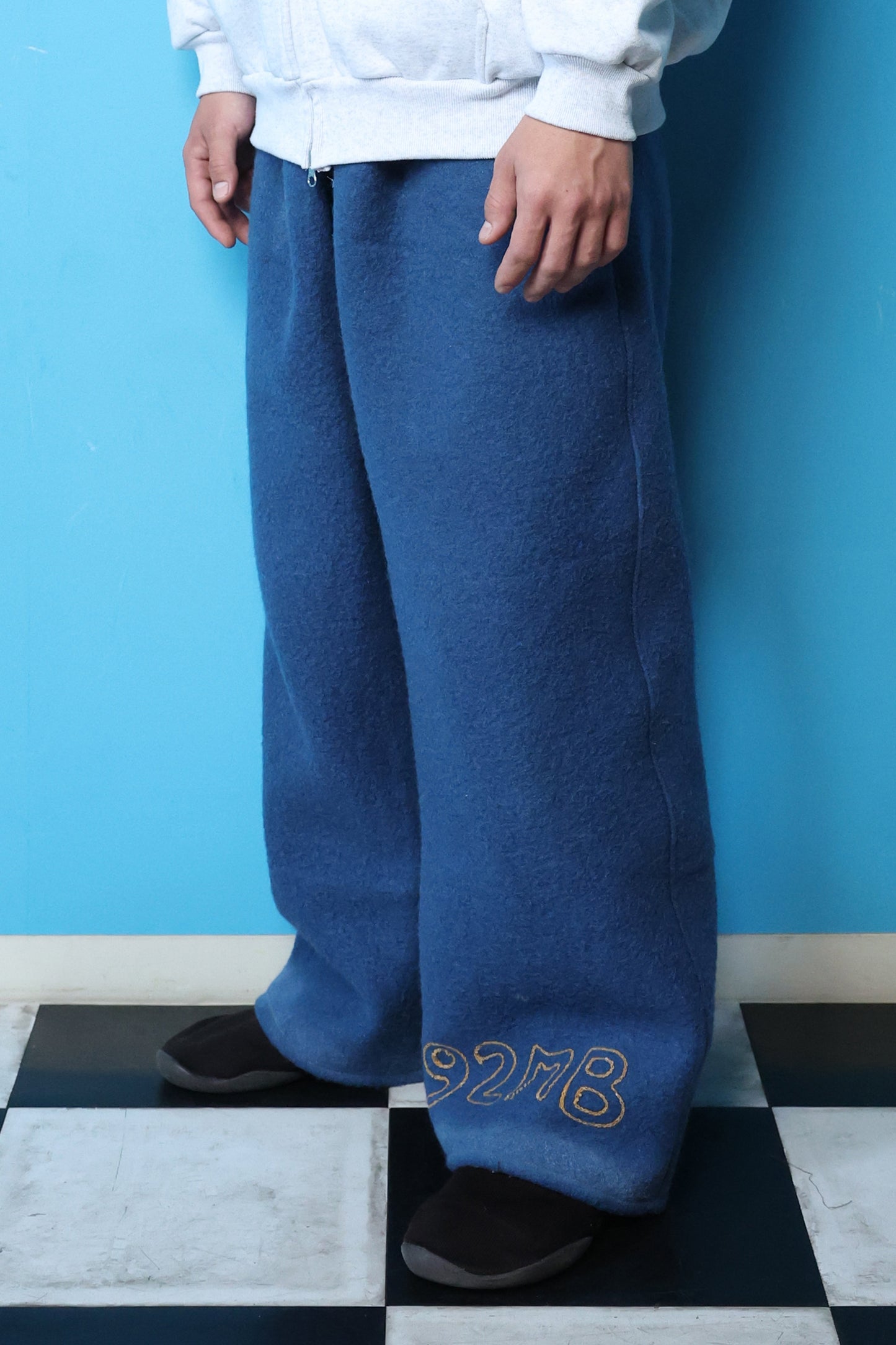 MILITARY WOOL DOJO PANTS(BLUE)