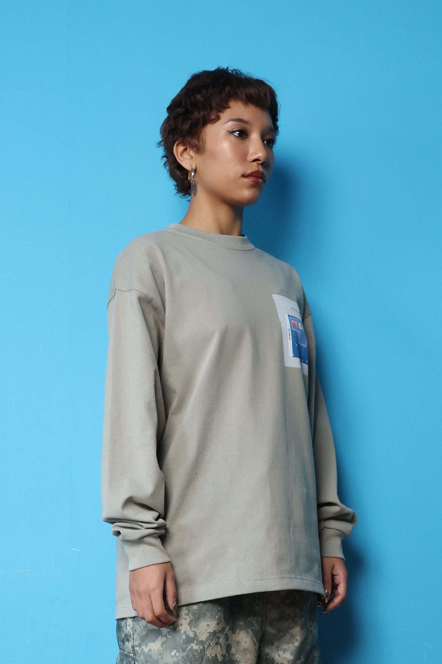 REBUILD L/S TEE(BEIGE)