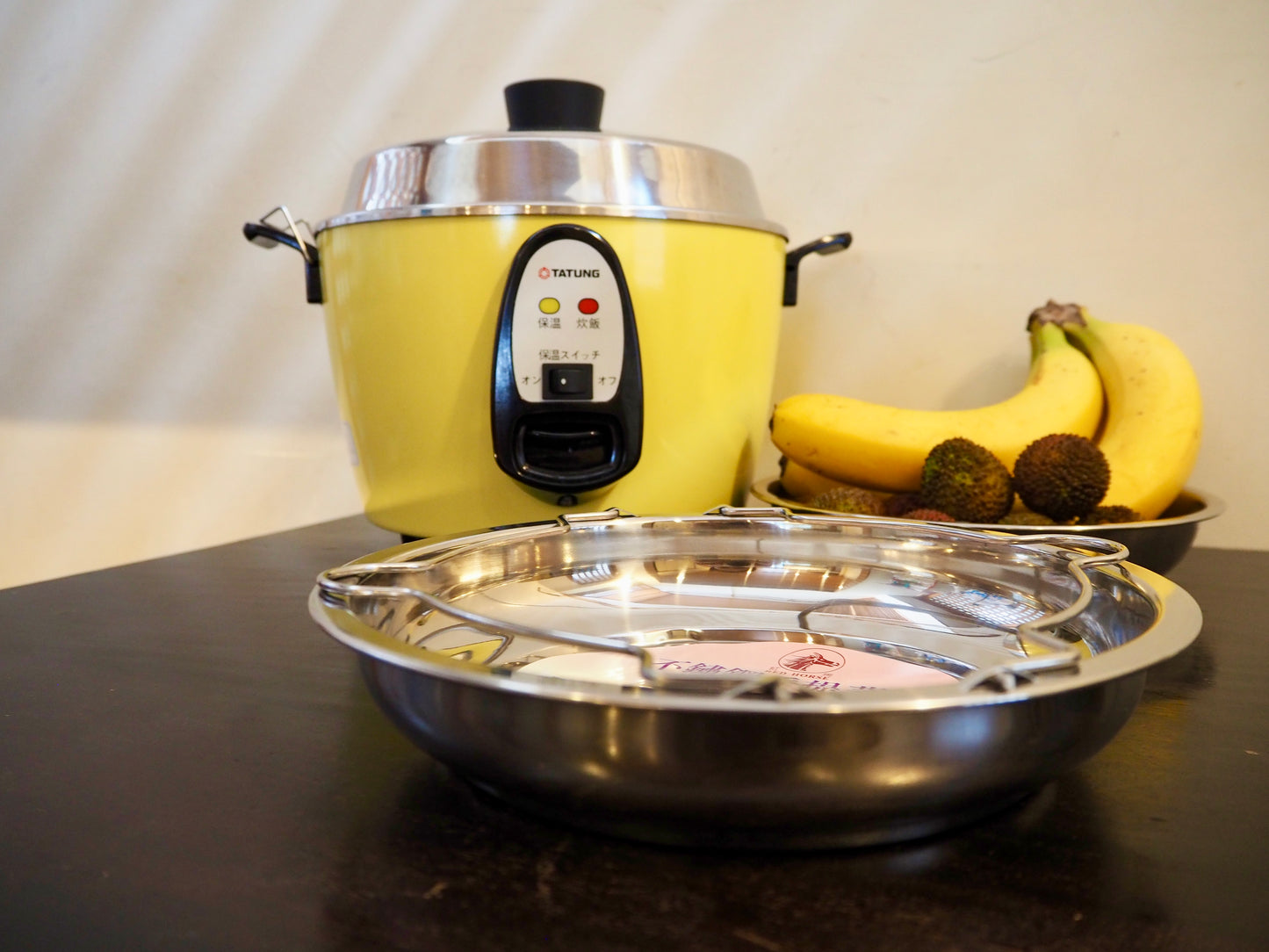 電鍋で使える持ち手付き蒸し皿(蒸し盤) 10人用【浅型/深型】