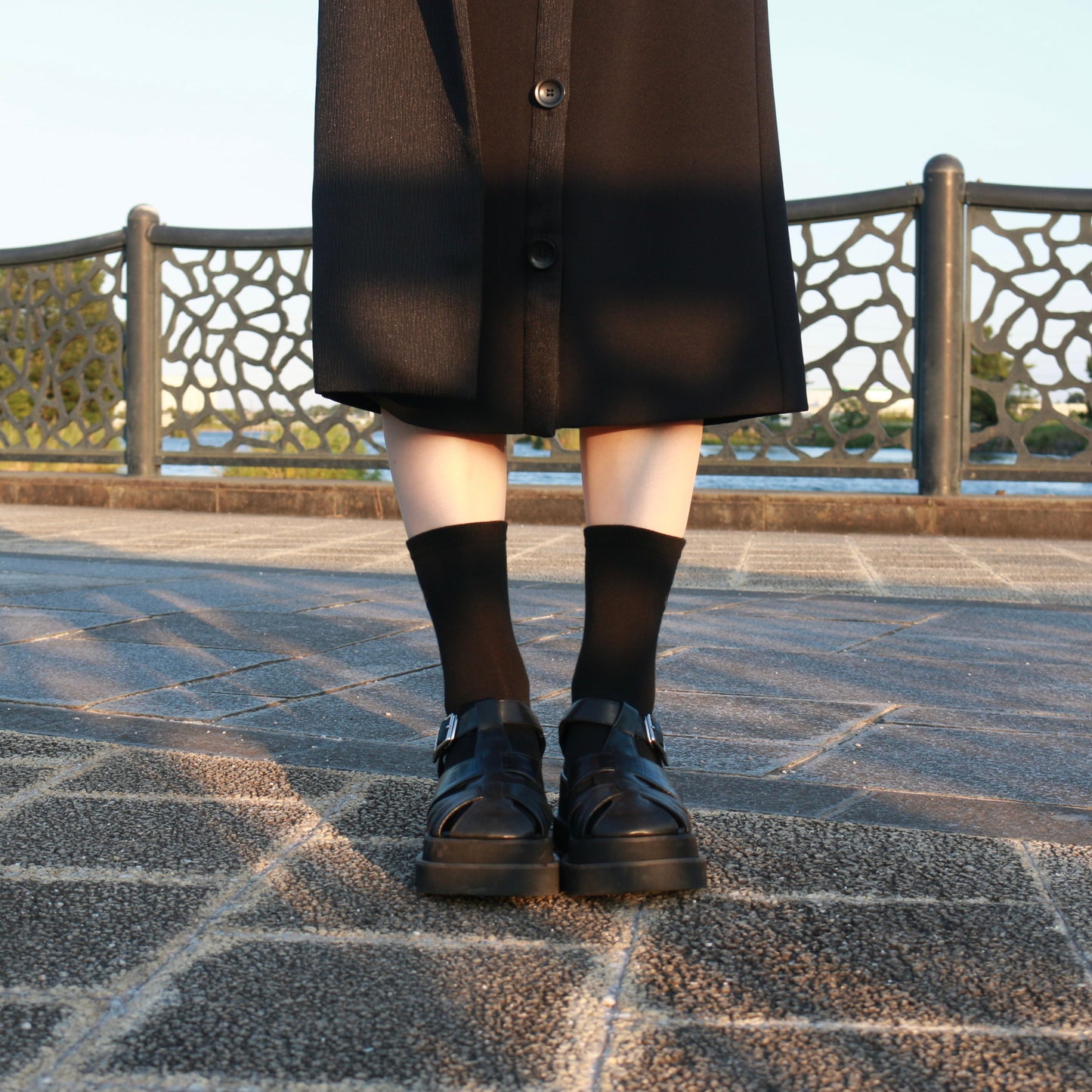 デグー刺繍靴下（キーポーチ付き）