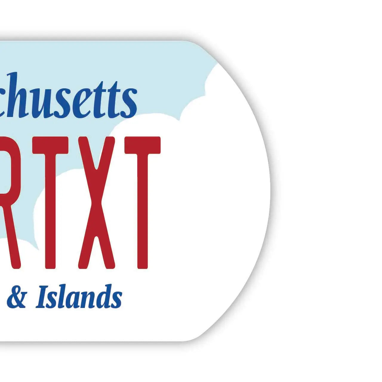 【犬用迷子札・ドッグタグ】マサチューセッツ・ケープコッド/オリジナルアメリカナンバープレート型 名入れキーホルダー