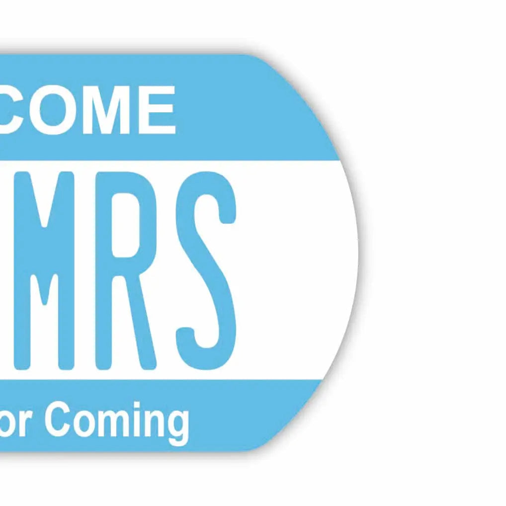 【犬用迷子札・ドッグタグ】カラー・ブルー/オリジナルアメリカナンバープレート型 名入れキーホルダー