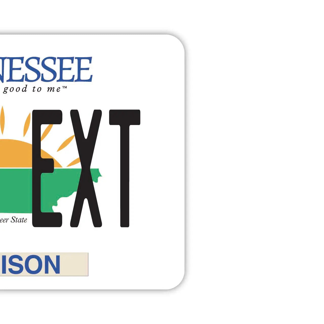 【ミラータグ】テネシー/オリジナルアメリカナンバープレート型エアフレッシュナー