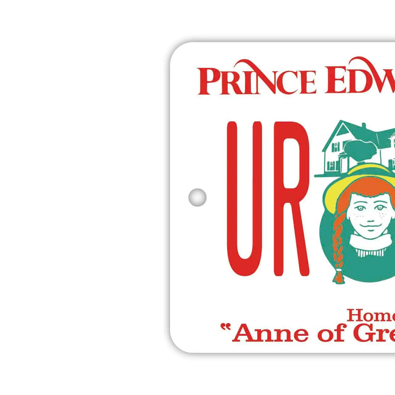 【ミラータグ】プリンスエドワードアイランド-赤毛のアン/オリジナルアメリカナンバープレート型エアフレッシュナー