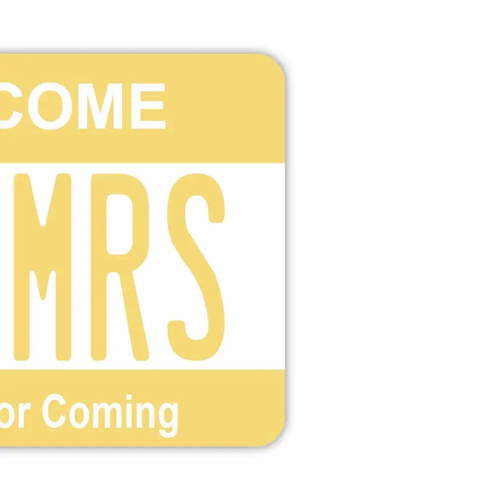 【ミラータグ】カラー・イエロー/オリジナルアメリカナンバープレート型エアフレッシュナー