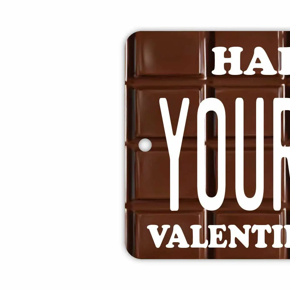 【ミラータグ】チョコレートバー（バレンタイン）/オリジナルアメリカナンバープレート型エアフレッシュナー