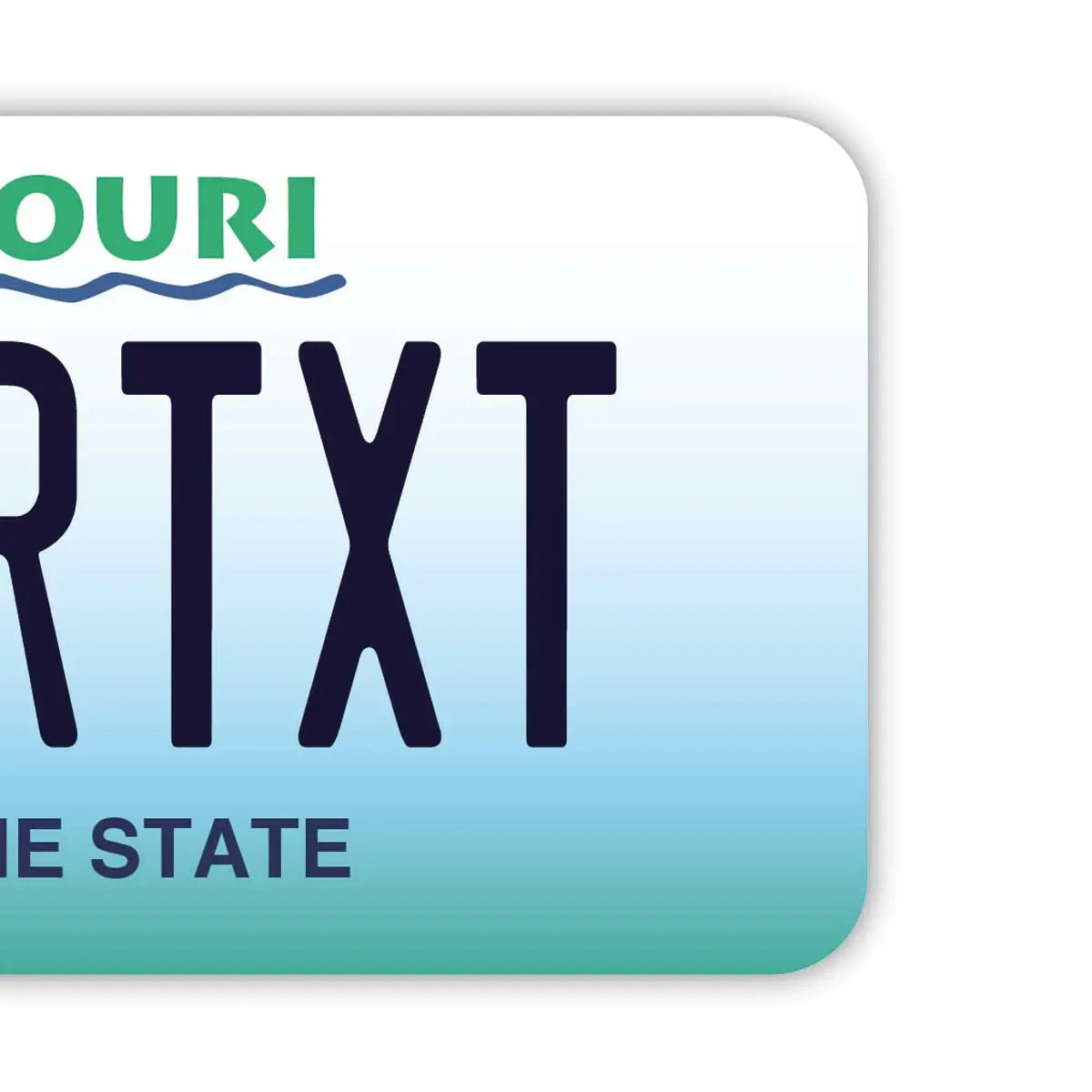 【ラゲッジタグ】ミズーリ/オリジナルアメリカナンバープレート型・おしゃれ ・紛失防止タグ