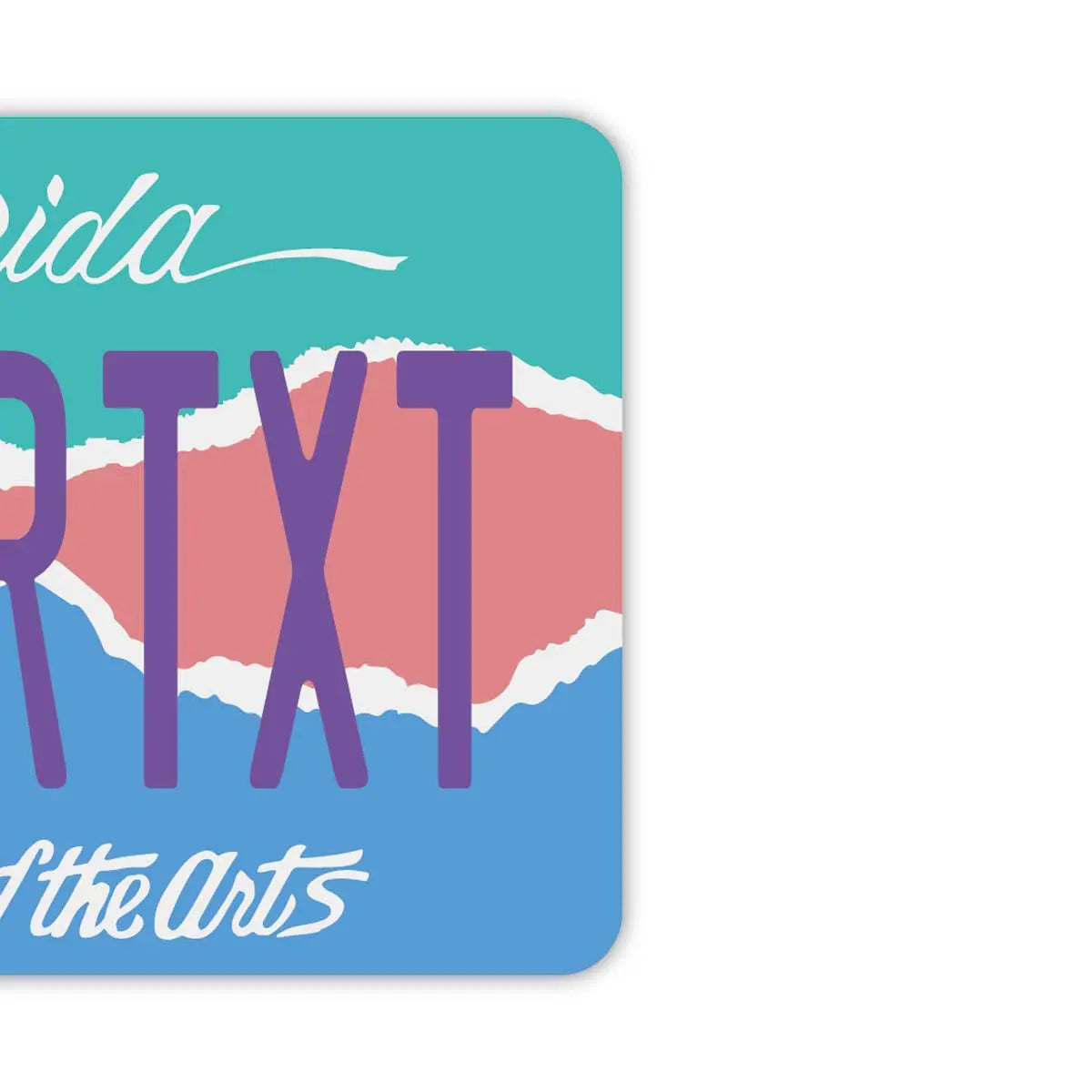 【ミラータグ】フロリダ・アート/オリジナルアメリカナンバープレート型エアフレッシュナー