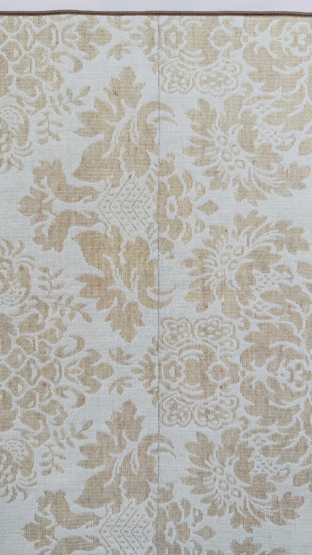 【訳あり】兵児帯 大人のへこ帯 ダマスク ベージュ リバーシブル 名古屋帯