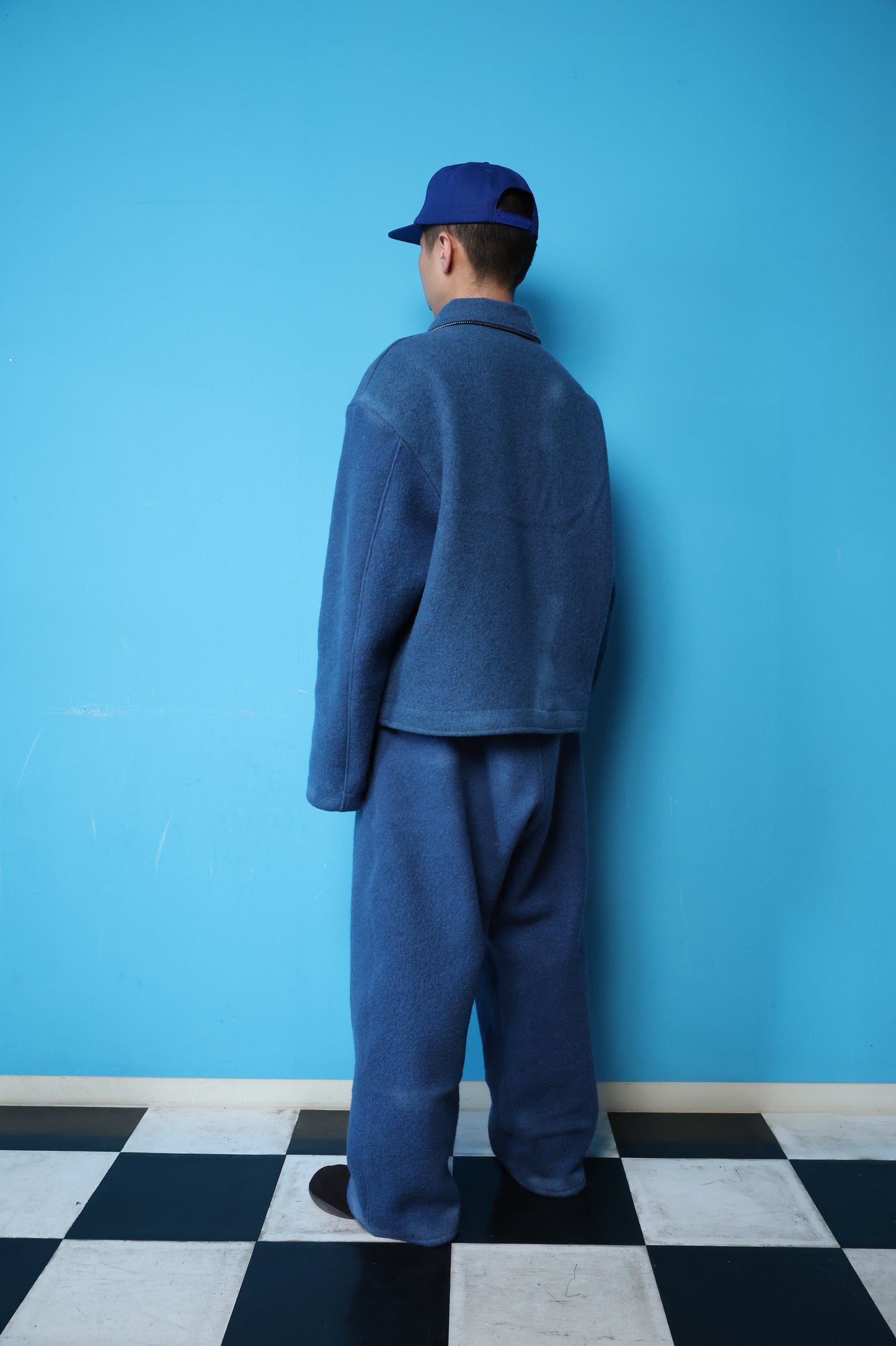 MILITARY WOOL DOJO PANTS(BLUE)