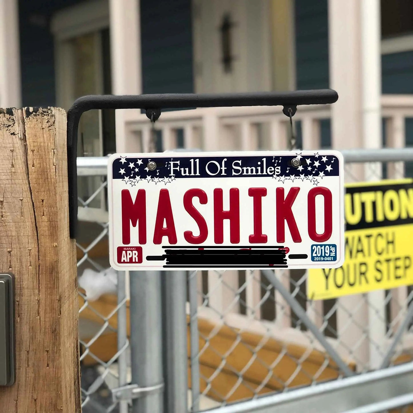 カスタムライセンスプレート型看板 【大・US車用】アラバマ/オリジナルアメリカエンボスナンバープレート おしゃれ表札看板