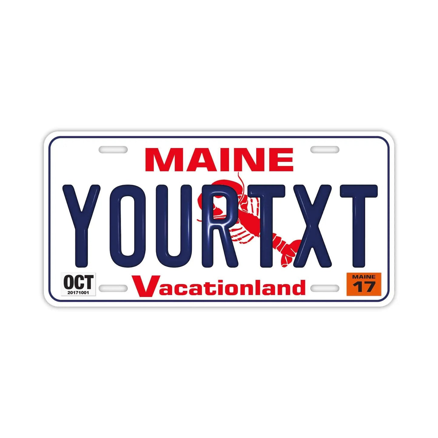 カスタムライセンスプレート型看板 【大・US車用】メイン/オリジナルアメリカエンボスナンバープレート おしゃれ表札看板