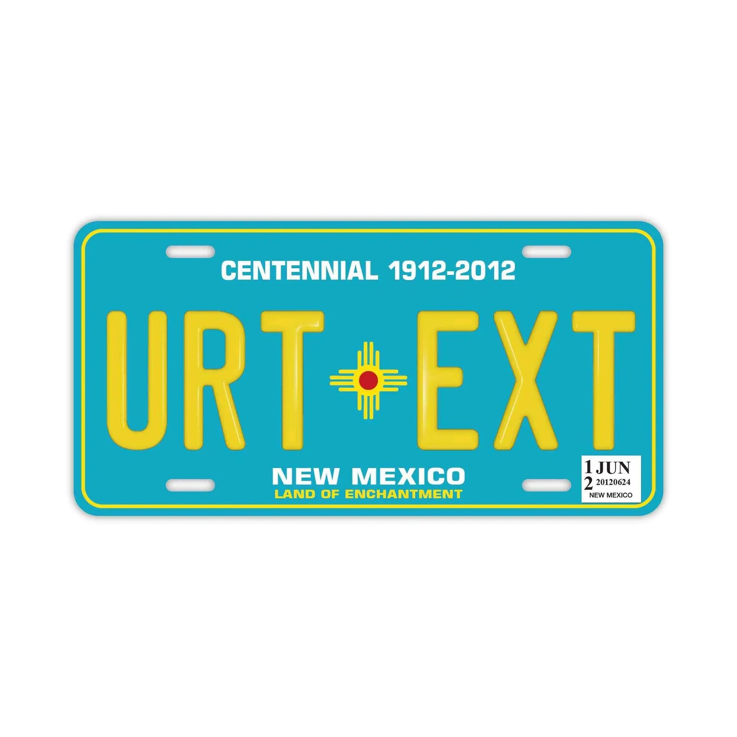 カスタムライセンスプレート型看板 【大・US車用】ニューメキシコ/オリジナルアメリカエンボスナンバープレート おしゃれ表札看板