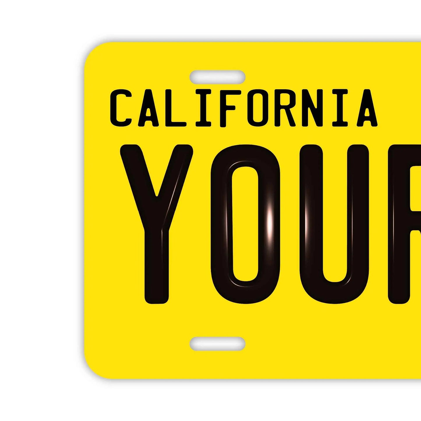 カスタムライセンスプレート型看板 【大・US車用】カリフォルニア1950's/オリジナルアメリカエンボスナンバープレート おしゃれ表札看板