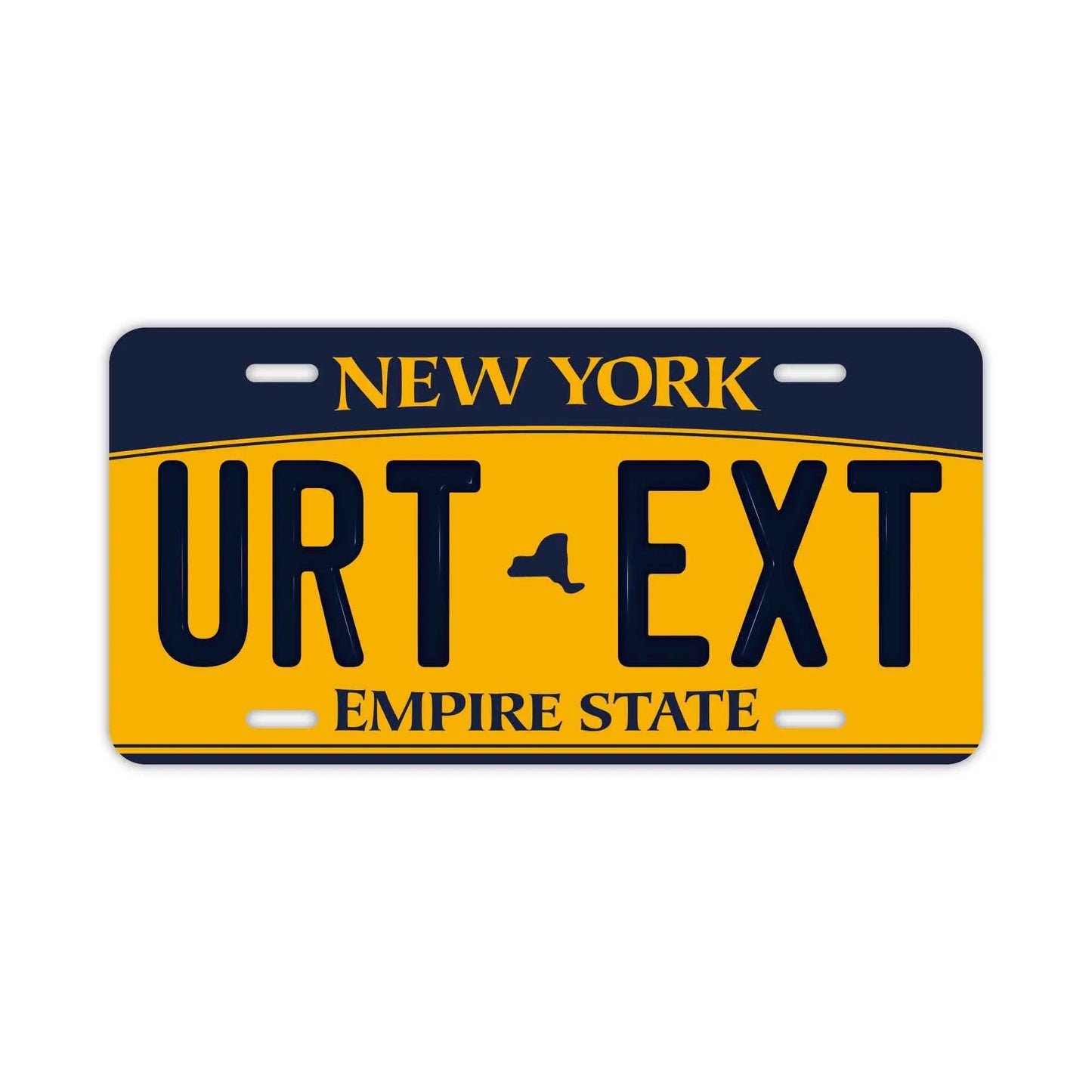 カスタムライセンスプレート型看板 【大・US車用】ニューヨーク2010年/オリジナルアメリカエンボスナンバープレート おしゃれ表札看板