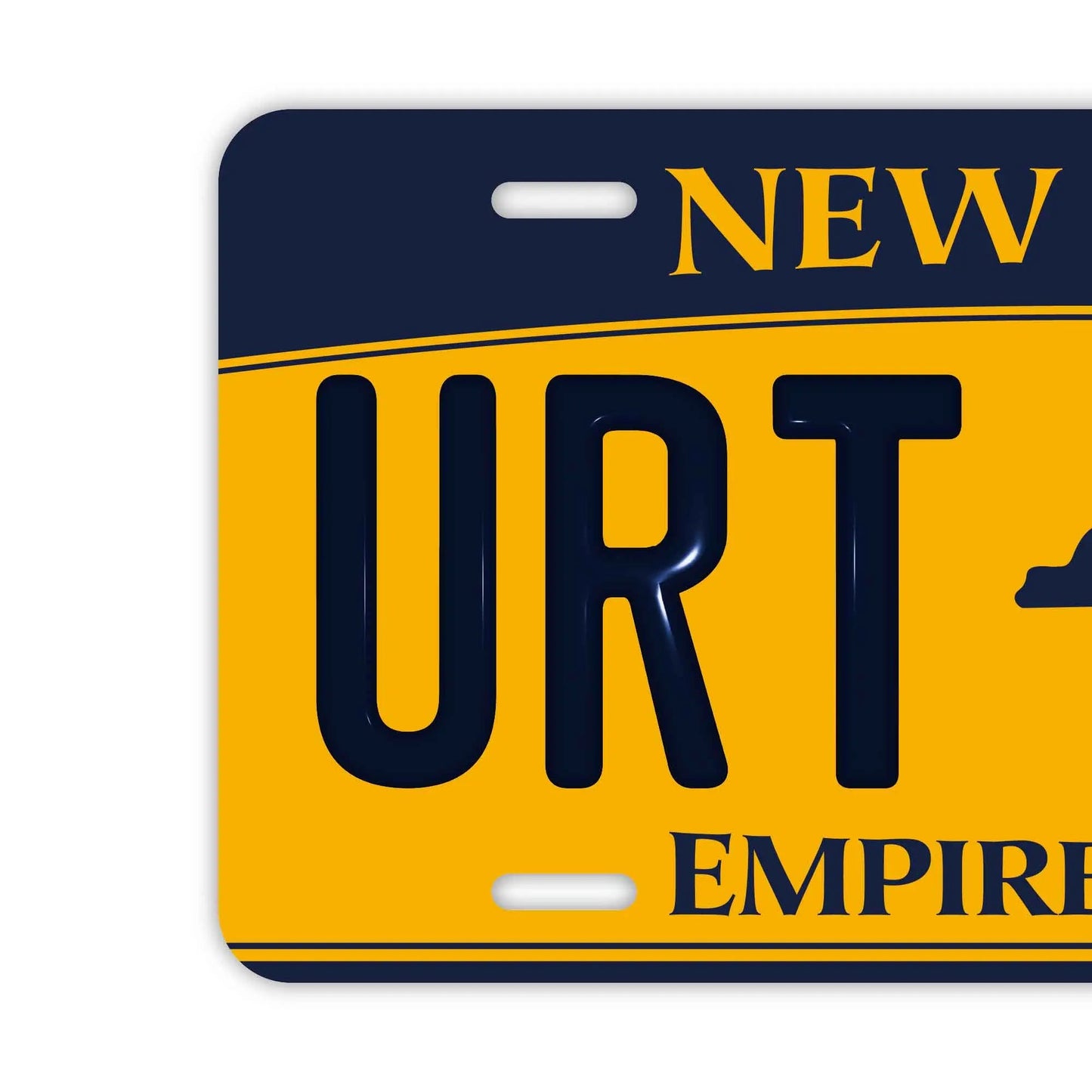 カスタムライセンスプレート型看板 【大・US車用】ニューヨーク2010年/オリジナルアメリカエンボスナンバープレート おしゃれ表札看板